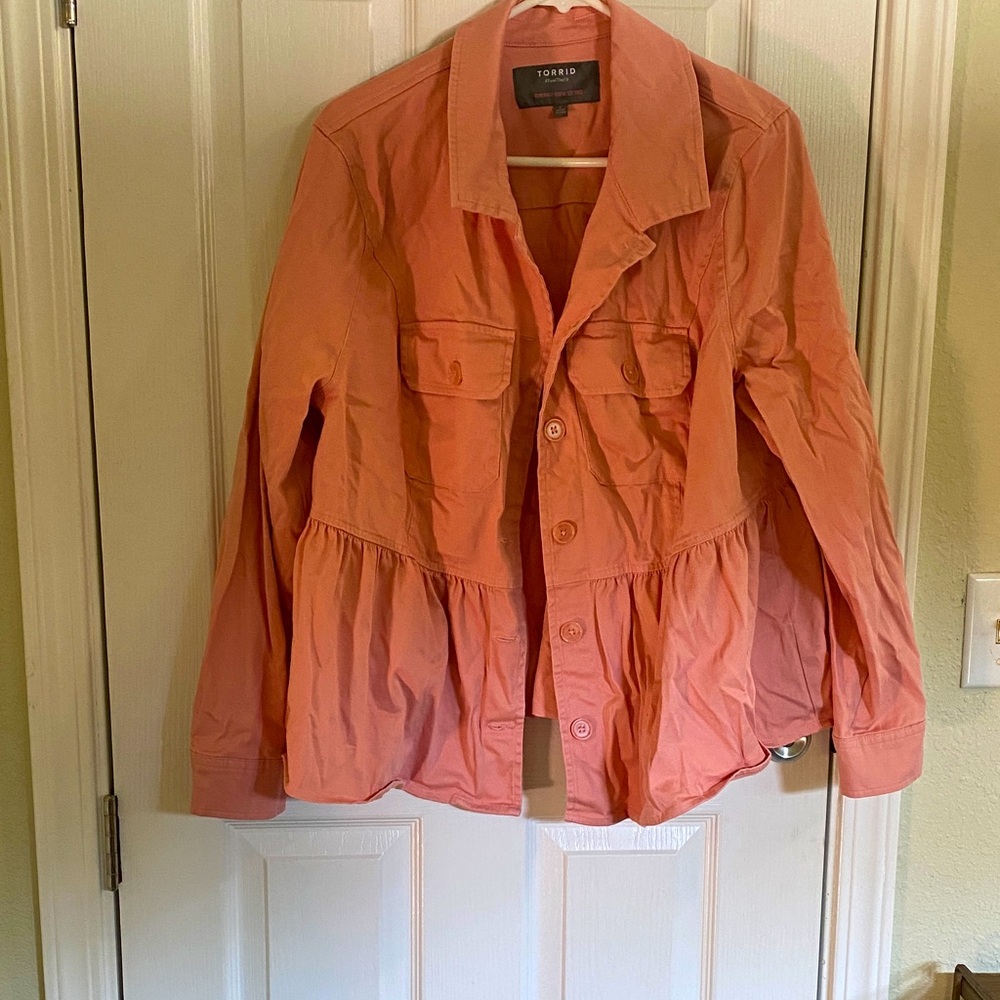 Torrid Women's Coral Utility Jacket